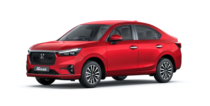 New Honda Amaze in Radiant Red Metallic