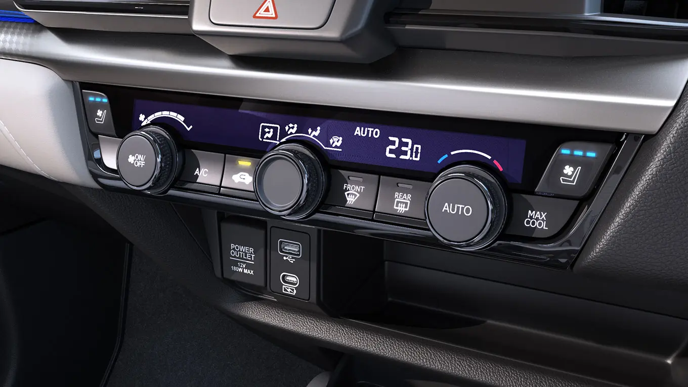 Fully Automatic Climate Control and Ventilated Seats Control
