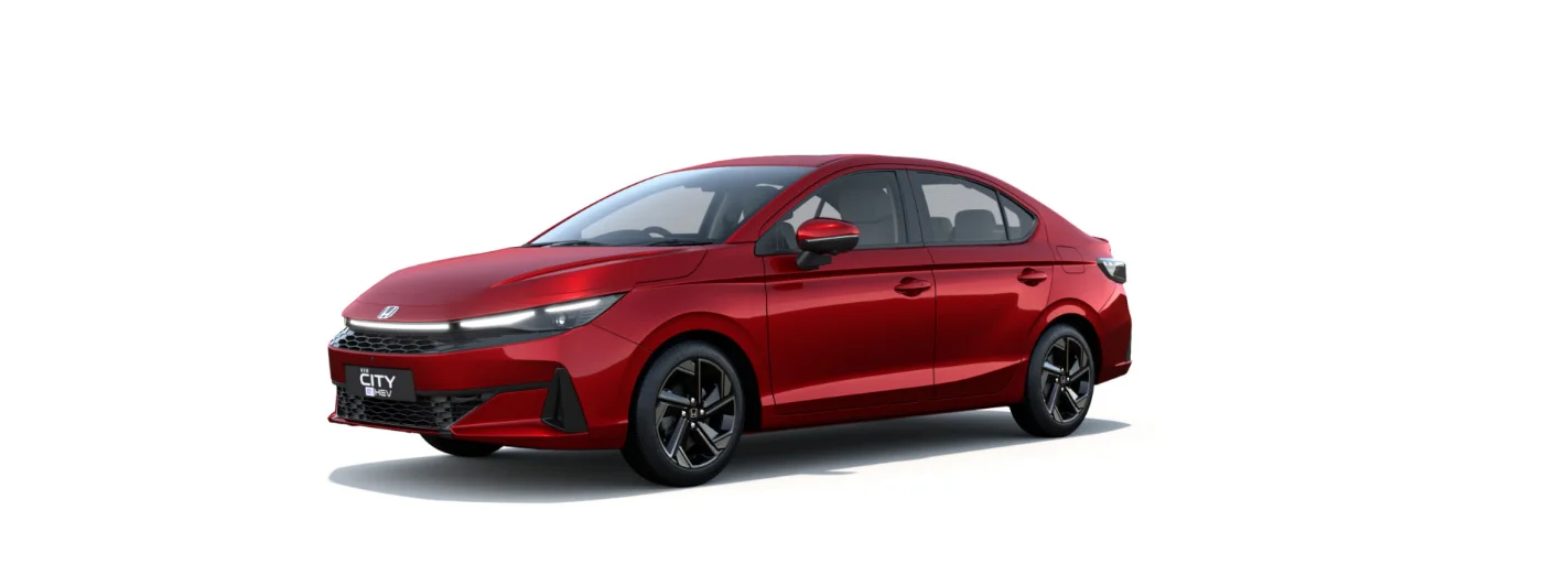 New Honda City in Radiant Red Metallic
