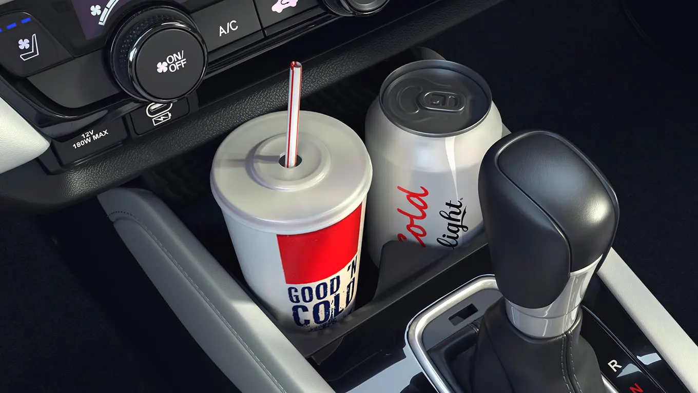 Front Console Cup Holder