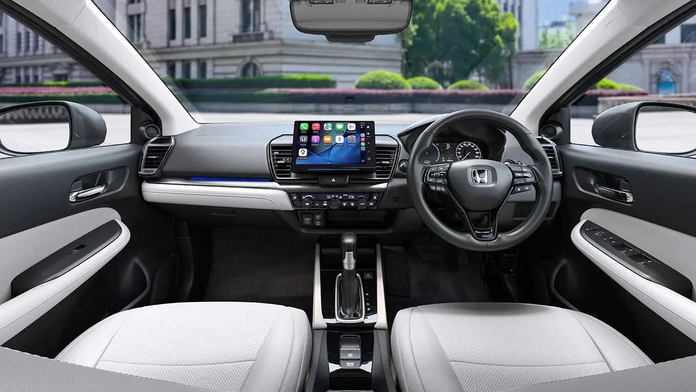Luxurious Ivory and Black two-tone interiors