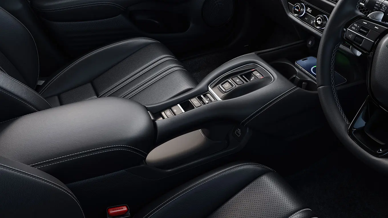 High-Deck Center Console with Electric Button Selector